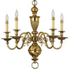 4415BB Cambridge 5 Light Traditional Mini Chandelier | Alternate Image