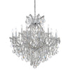 Crystorama Maria Theresa 38'' Chandelier in Polished Chrome - Additional View