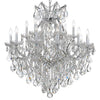 Crystorama Maria Theresa 38'' Chandelier in Polished Chrome - Additional View