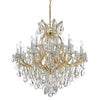Crystorama Maria Theresa 38'' Chandelier in Gold - Additional View