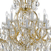 Crystorama Maria Theresa 38'' Chandelier in Gold - Additional View
