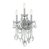 4423-CH-CL-SAQ Maria Theresa 3 Light Sconce | Main Image