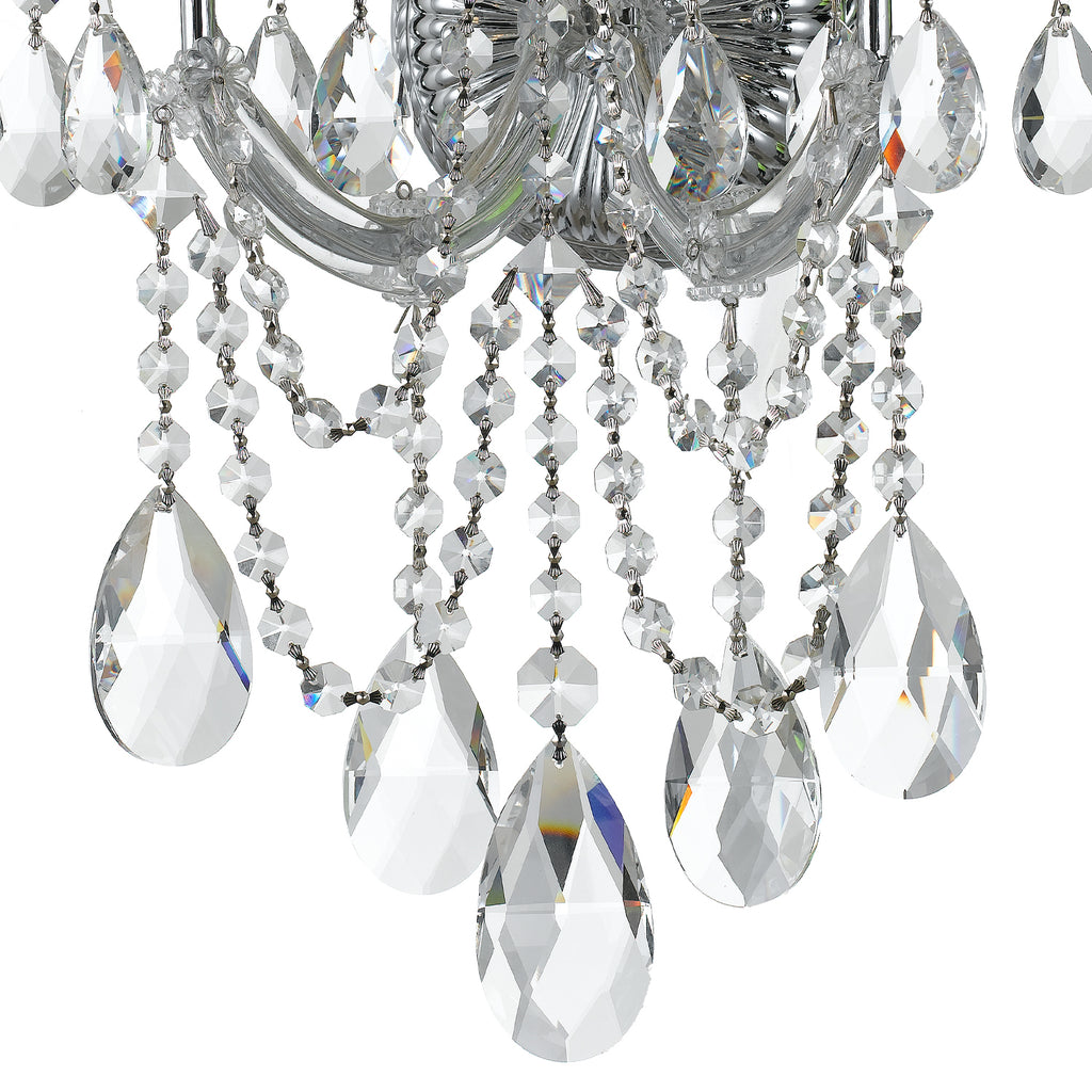 Crystorama Maria Theresa 11'' Sconce in Polished Chrome - Additional View