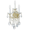 Crystorama Maria Theresa 11'' Sconce in Gold - Additional View