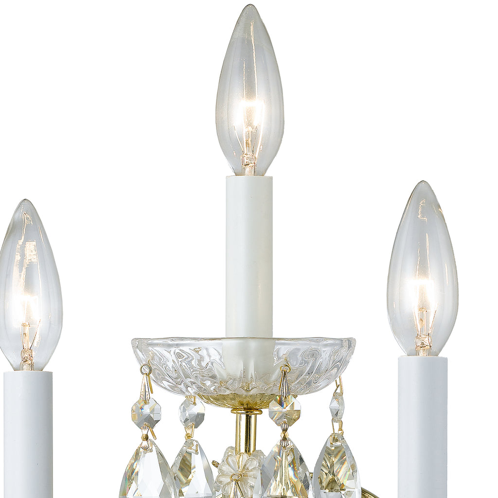 Crystorama Maria Theresa 11'' Sconce in Gold - Additional View