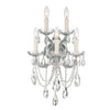 Crystorama Maria Theresa 13.5'' Sconce in Polished Chrome - Front View