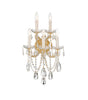 Crystorama Maria Theresa 13.5'' Sconce in Gold - Front View