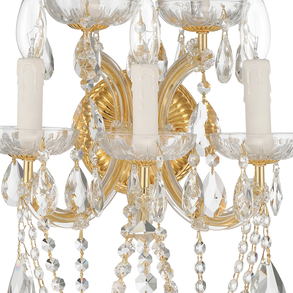 Crystorama Maria Theresa 13.5'' Sconce in Gold - Additional View
