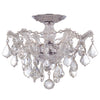Crystorama Maria Theresa 13.5'' Semi Flush Mount in Polished Chrome - Additional View
