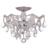 4430-CH-CL-S Maria Theresa 13.5'' Semi Flush Mount | Alternate Image