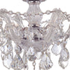 Crystorama Maria Theresa 13.5'' Semi Flush Mount in Polished Chrome - Additional View