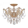 Crystorama Maria Theresa 13.5'' Semi Flush Mount in Gold - Additional View