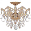 4430-GD-CL-MWP Maria Theresa 3 Light Semi Flush | Alternate Image