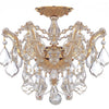 Crystorama Maria Theresa 13.5'' Semi Flush Mount in Gold - Additional View