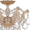 4430-GD-CL-SAQ Maria Theresa 13.5'' Semi Flush Mount | Alternate Image