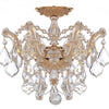 4430-GD-CL-S Maria Theresa 13.5'' Semi Flush Mount | Alternate Image