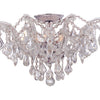 4437-CH-CL-SAQ Maria Theresa 19'' Semi Flush Mount | Alternate Image