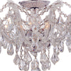 Crystorama Maria Theresa 19'' Semi Flush Mount in Polished Chrome - Additional View