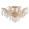 Crystorama Maria Theresa 19'' Semi Flush Mount in Gold - Additional View