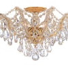 Crystorama Maria Theresa 19'' Semi Flush Mount in Gold - Additional View