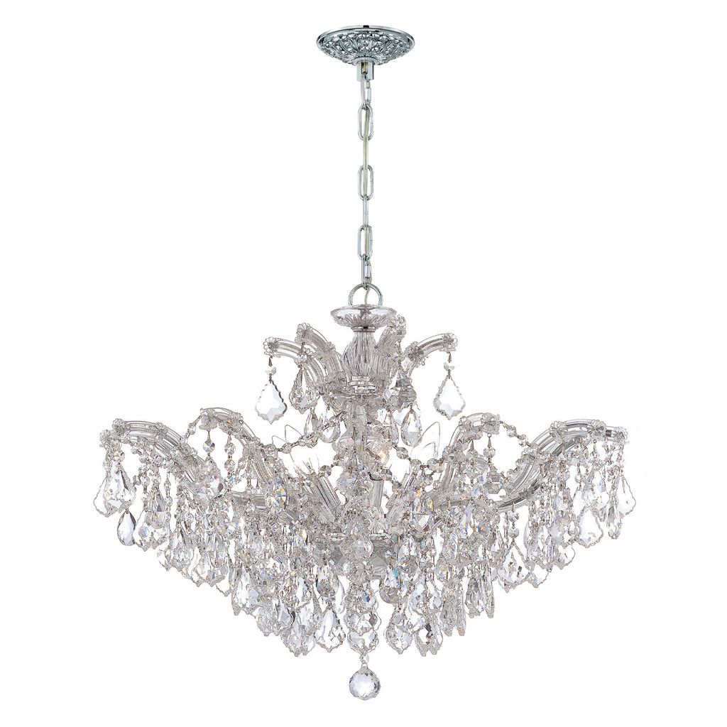 4439-CH-CL-MWP Maria Theresa 6 Light Chandelier | Main Image