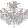 4439-CH-CL-MWP Maria Theresa 6 Light Chandelier | Alternate Image