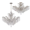 Crystorama Maria Theresa 29'' Semi Flush Mount in Polished Chrome - Additional View