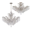 4439-CH-CL-SAQ Maria Theresa 6 Light Chandelier | Alternate Image