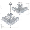 4439-CH-CL-SAQ Maria Theresa 6 Light Chandelier | Dimensions Image