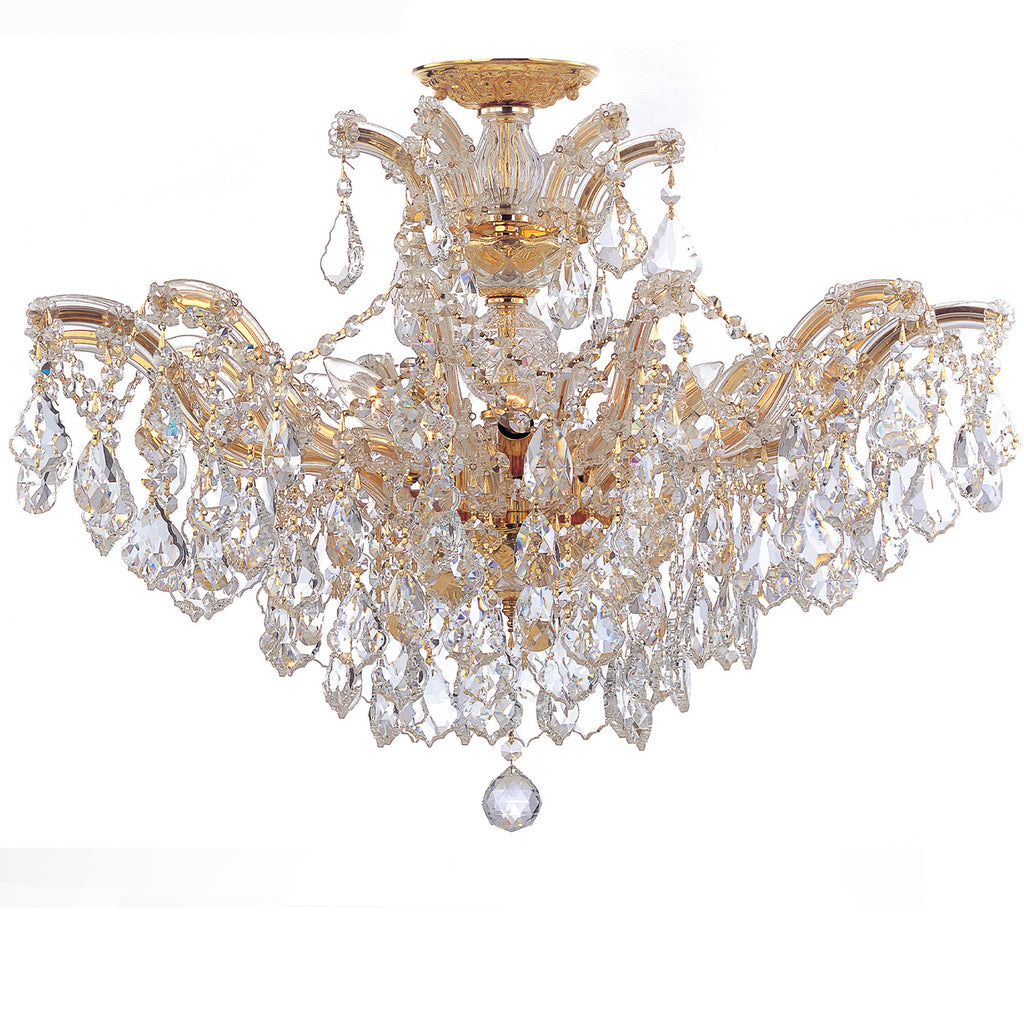 4439-GD-CL-MWP Maria Theresa 6 Light Chandelier | Alternate Image