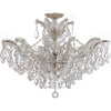 4439-GD-CL-MWP_CEILING Maria Theresa 6 Light Semi Flush | Alternate Image