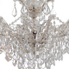 4439-GD-CL-MWP_CEILING Maria Theresa 6 Light Semi Flush | Alternate Image