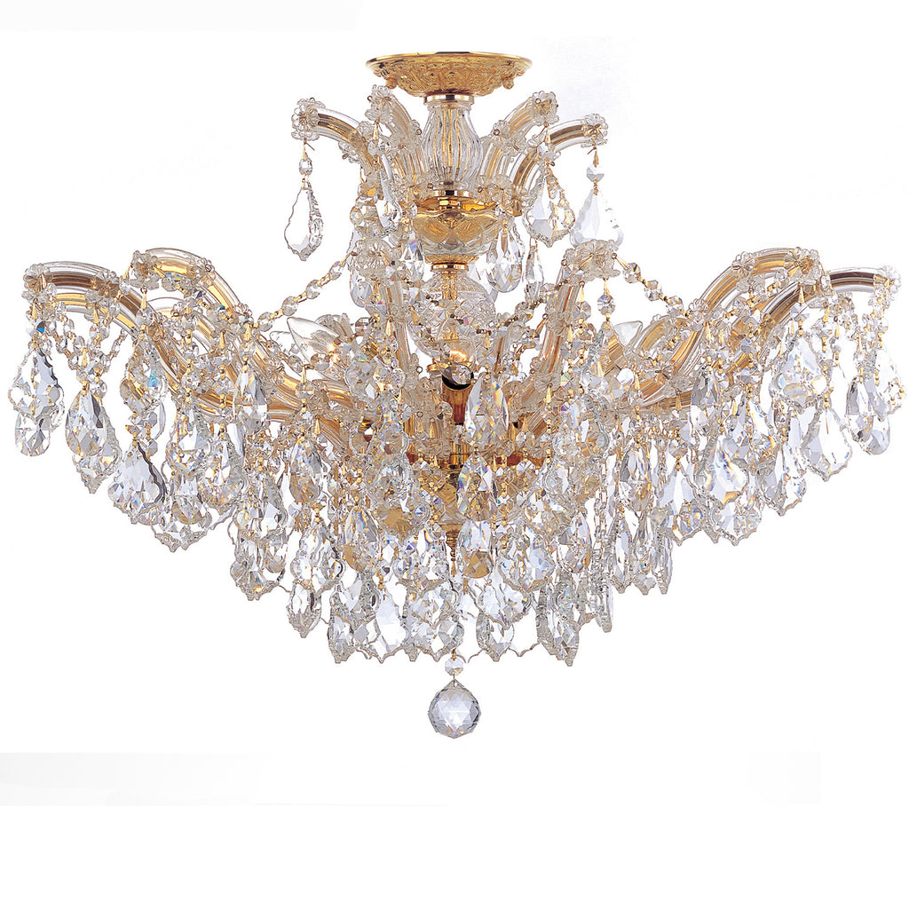 Crystorama Maria Theresa 29'' Chandelier in Gold - Additional View