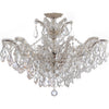 Crystorama Maria Theresa 29'' Semi Flush Mount in Gold - Additional View