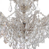 Crystorama Maria Theresa 29'' Semi Flush Mount in Gold - Additional View