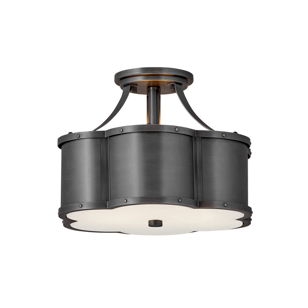 4443BLB Chance 2 Light Industrial Semi-Flush Mount Main Image