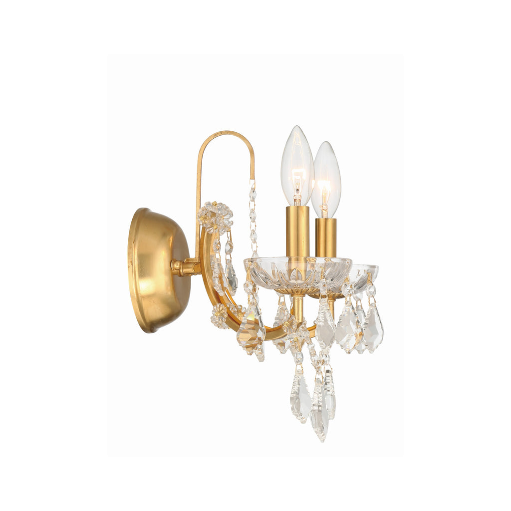 Crystorama Filmore 10.5'' Sconce in Antique Gold - Additional View
