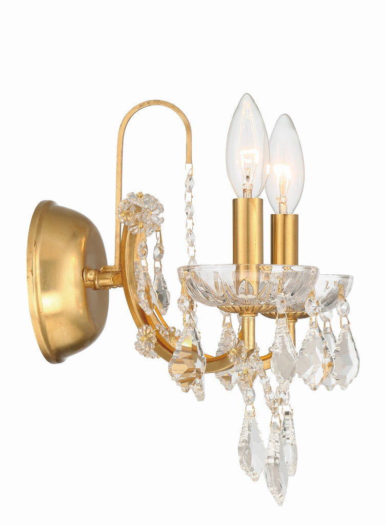 Crystorama Filmore 10.5'' Sconce in Antique Gold - Additional View
