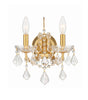 Crystorama Filmore 10.5'' Sconce in Antique Gold - Front View
