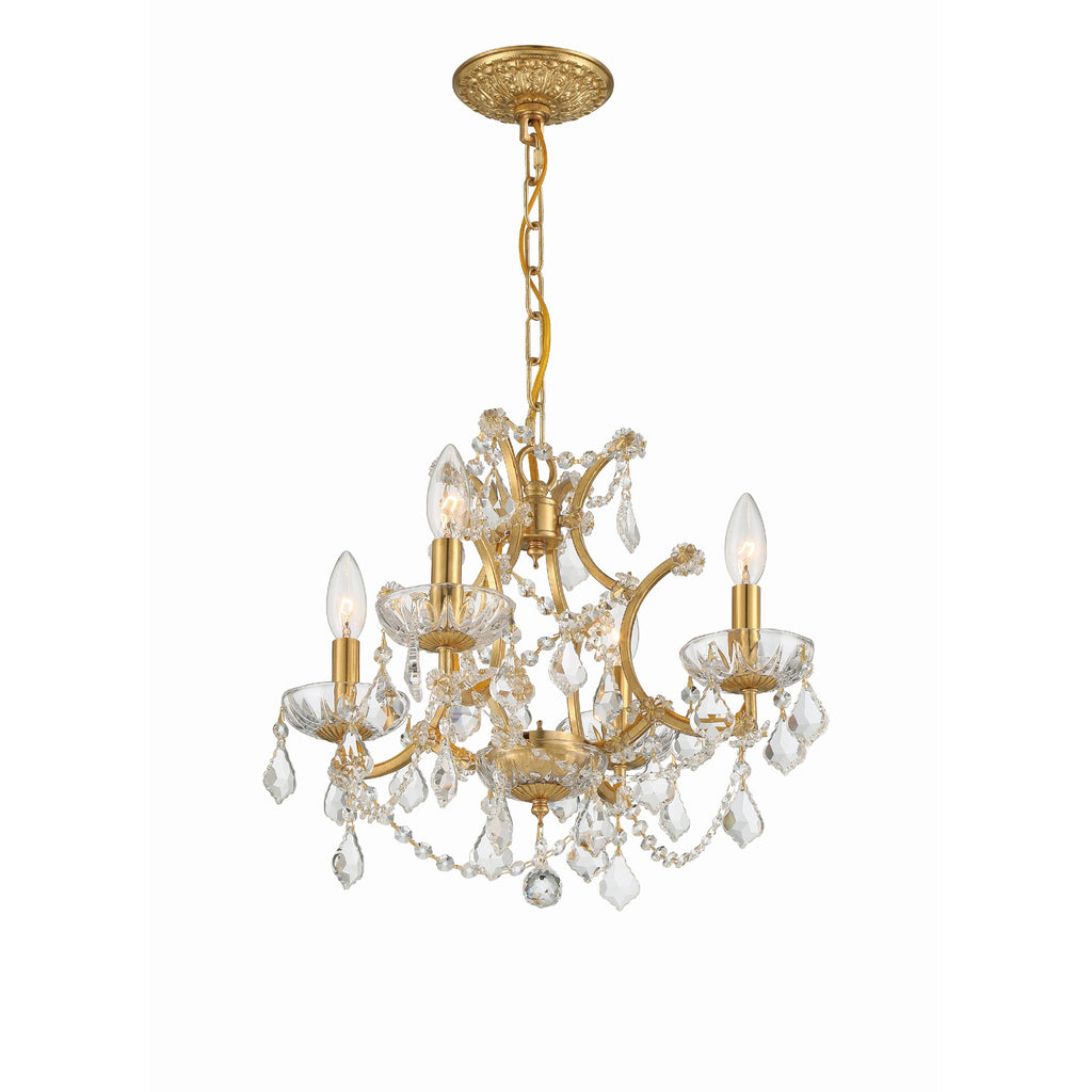 Crystorama Filmore 17.5'' Chandelier in Antique Gold - Additional View