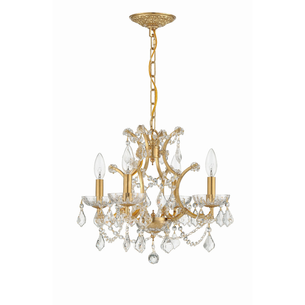 Crystorama Filmore 17.5'' Chandelier in Antique Gold - Additional View