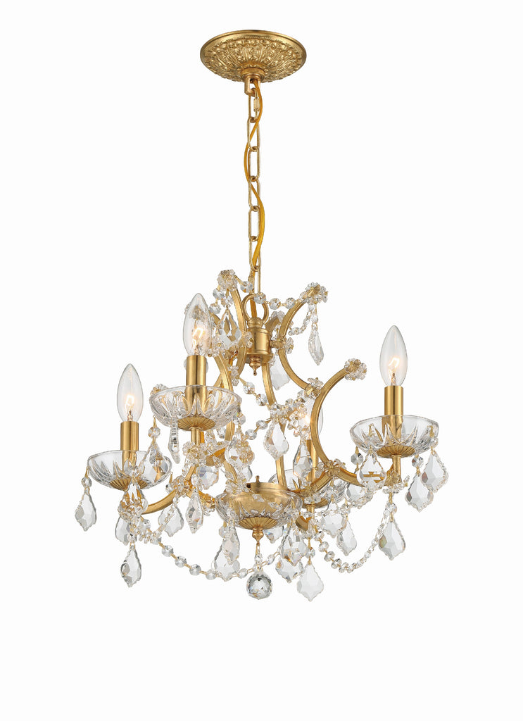 Crystorama Filmore 17.5'' Chandelier in Antique Gold - Additional View