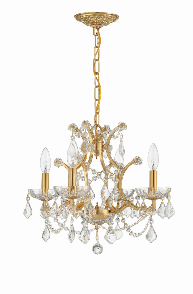 Crystorama Filmore 17.5'' Chandelier in Antique Gold - Additional View