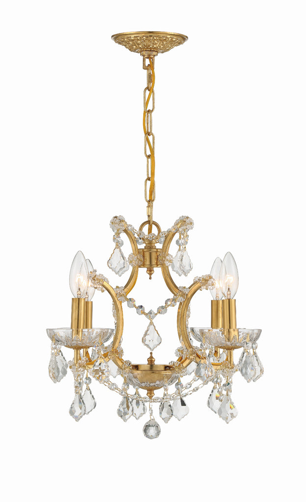 Crystorama Filmore 17.5'' Chandelier in Antique Gold - Additional View
