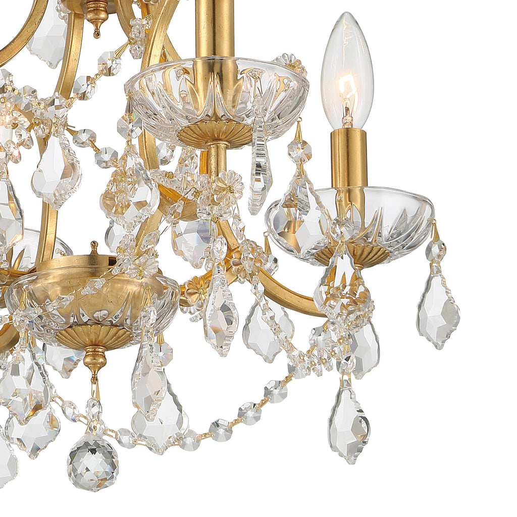Crystorama Filmore 17.5'' Chandelier in Antique Gold - Additional View