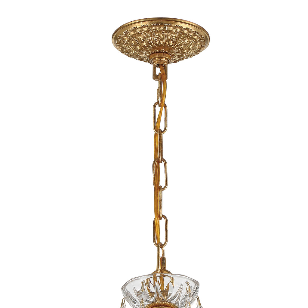 Crystorama Filmore 17.5'' Chandelier in Antique Gold - Additional View