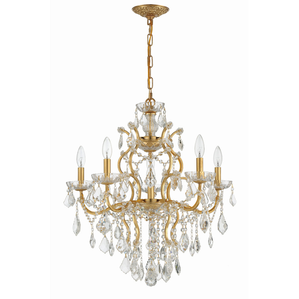 Crystorama Filmore 23'' Chandelier in Antique Gold - Additional View