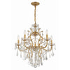 Crystorama Filmore 23'' Chandelier in Antique Gold - Additional View