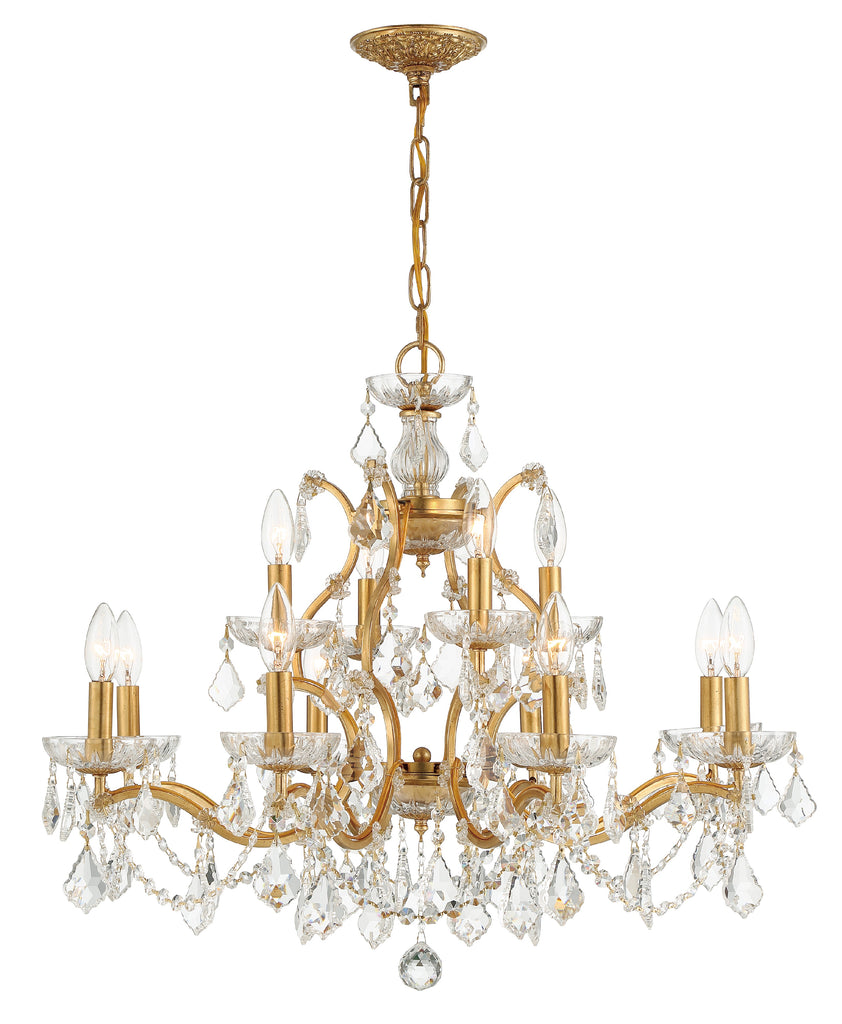 Crystorama Filmore 29'' Chandelier in Antique Gold - Additional View
