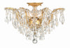 Crystorama Filmore 19'' Semi Flush Mount in Antique Gold - Additional View